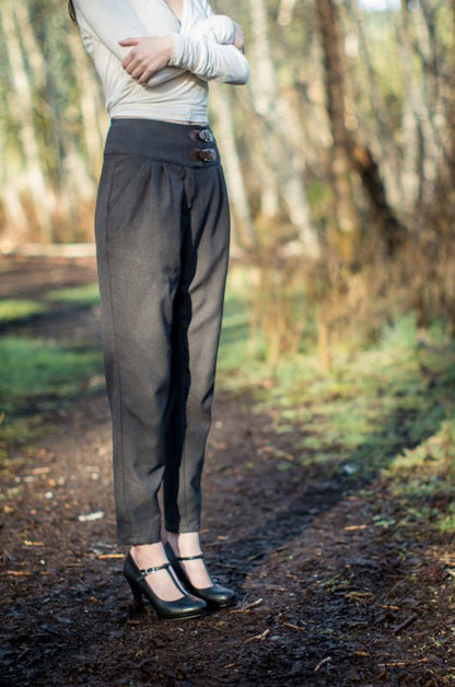 Lazo Trousers Womens PDF Sewing Pattern - Thread Theory - Simplifi Fabric