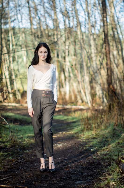 Lazo Trousers Womens PDF Sewing Pattern - Thread Theory - Simplifi Fabric