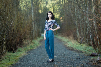 Lazo Trousers Womens PDF Sewing Pattern - Thread Theory - Simplifi Fabric