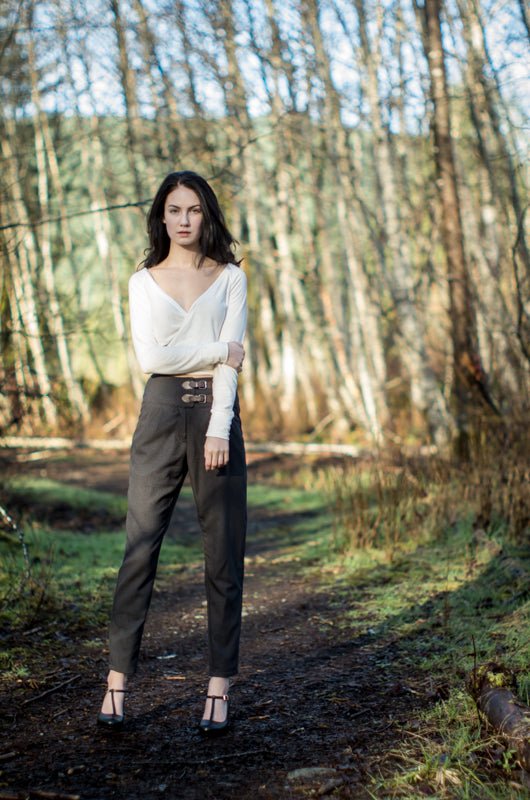 Lazo Trousers Womens PDF Sewing Pattern - Thread Theory - Simplifi Fabric