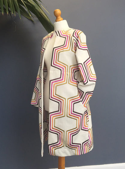 Longline Jacket - Paper Sewing Pattern - Sew Different - Simplifi Fabric