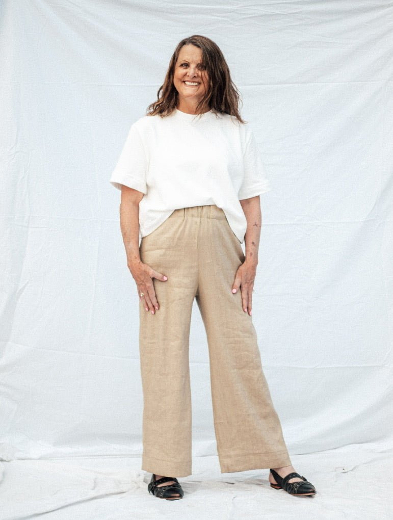 MADE - LINE Bundle Easy Tee Shirt , Shorts, Pants + Sweatshirt PDF Sewing Pattern - Madswick - Simplifi Fabric