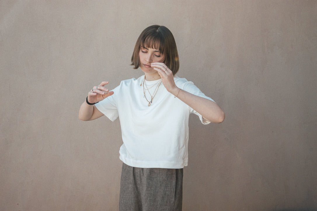 MADE - LINE Bundle Easy Tee Shirt , Shorts, Pants + Sweatshirt PDF Sewing Pattern - Madswick - Simplifi Fabric