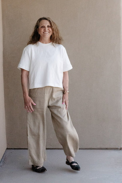 MADE - LINE Bundle Easy Tee Shirt , Shorts, Pants + Sweatshirt PDF Sewing Pattern - Madswick - Simplifi Fabric