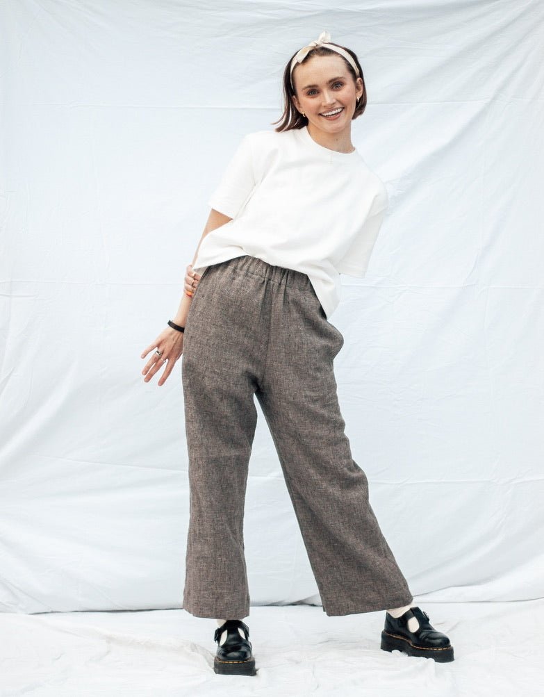 MADE - LINE Bundle Easy Tee Shirt , Shorts, Pants + Sweatshirt PDF Sewing Pattern - Madswick - Simplifi Fabric