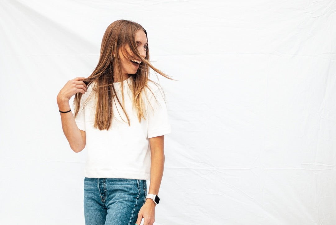 MADE - LINE Bundle Easy Tee Shirt , Shorts, Pants + Sweatshirt PDF Sewing Pattern - Madswick - Simplifi Fabric