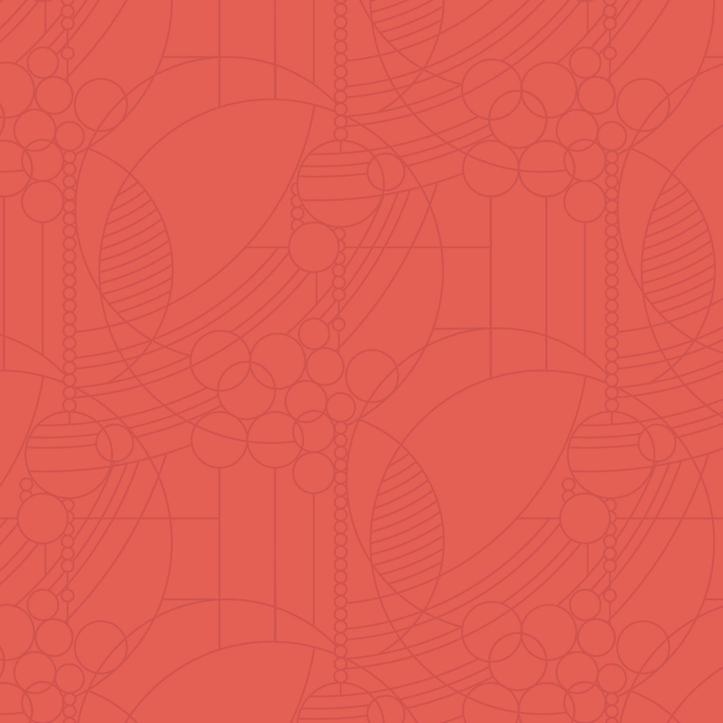 March Balloons - Bright - FLW Tone On Tone - Frank Llyod Wright - Cloud 9 Fabrics - Poplin - Simplifi Fabric