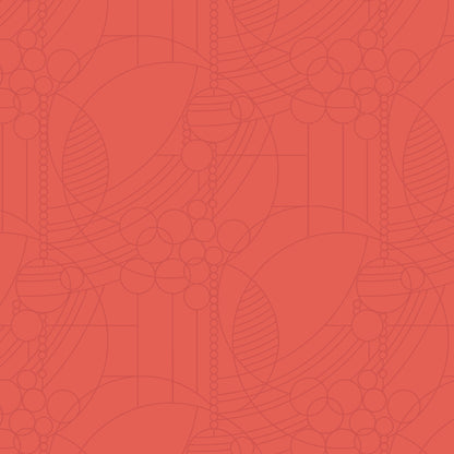 March Balloons - Bright - FLW Tone On Tone - Frank Llyod Wright - Cloud 9 Fabrics - Poplin - Simplifi Fabric