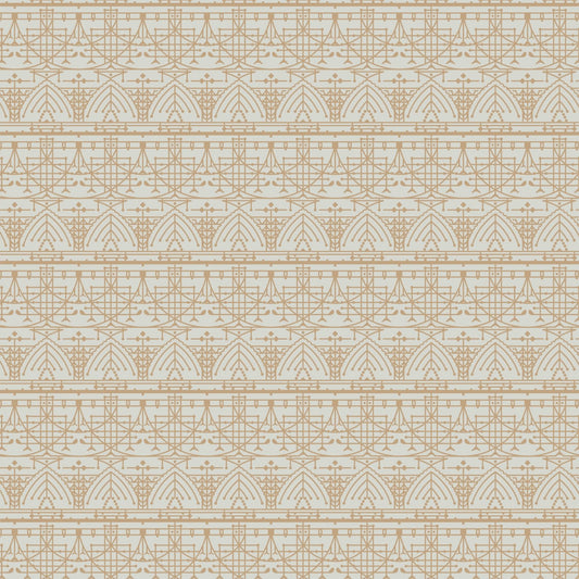 March Balloons - Design B - Soft Gray - Frank Lloyd Wright - Cloud 9 Fabrics - Poplin - Simplifi Fabric