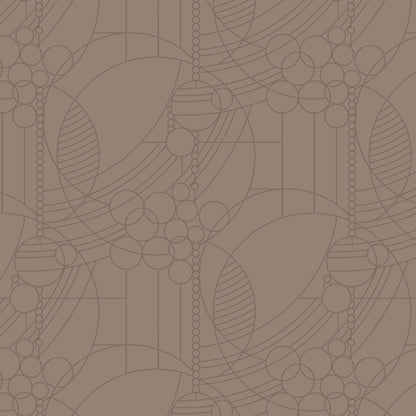 March Balloons - Earth - FLW Tone On Tone - Frank Llyod Wright - Cloud 9 Fabrics - Poplin - Simplifi Fabric