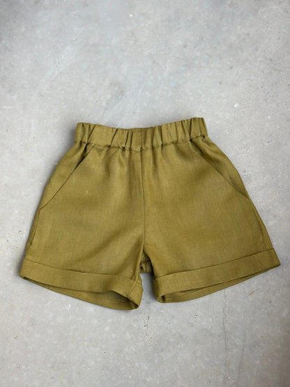 Marlo Unisex Kids Shorts (12mo - 12yrs) PDF Sewing Pattern - Atelier Mimito - Simplifi Fabric