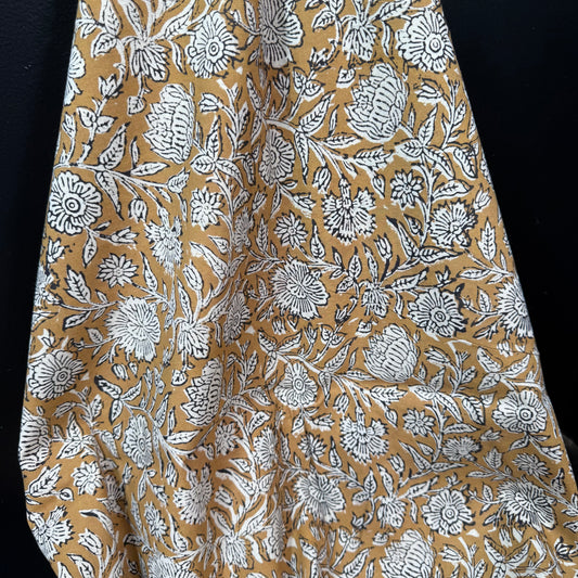 Meadow Cumin  - Bagru Indian Cotton Block Print