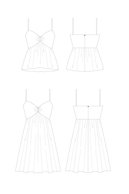 Mia Dress PDF Pattern - Sew Love Patterns - Simplifi Fabric