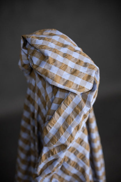 Millet Gingham Seersucker Indian Organic Cotton - Merchant & Mills - Simplifi Fabric