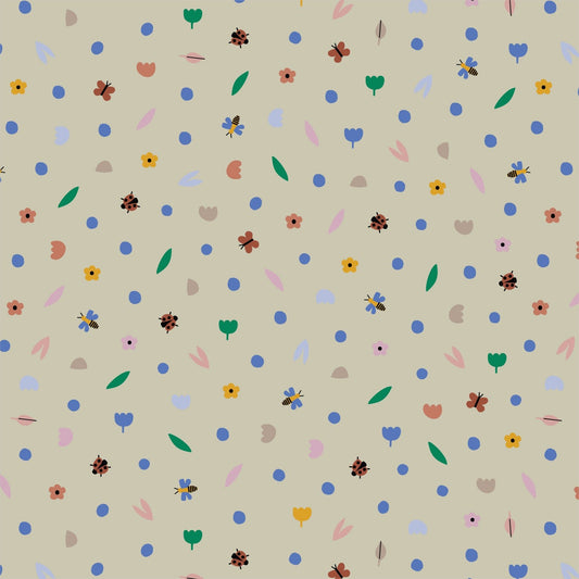 Minuscule - Hidden Thicket - Leah Duncan - Cloud 9 Fabrics - Poplin - Simplifi Fabric