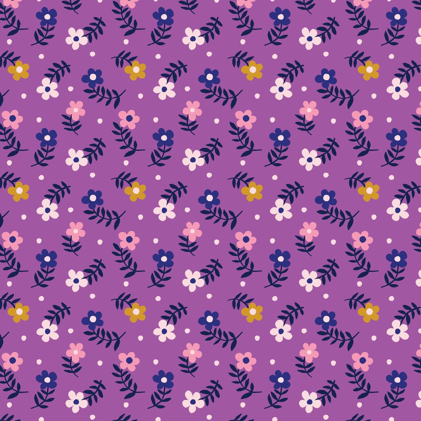 Moody Floret - Wonder Jungle - Pip & Lo - Cloud 9 Fabrics - Poplin - Simplifi Fabric