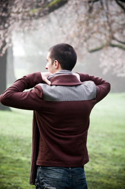 Newcastle Cardigan Mens PDF Sewing Pattern - Thread Theory - Simplifi Fabric