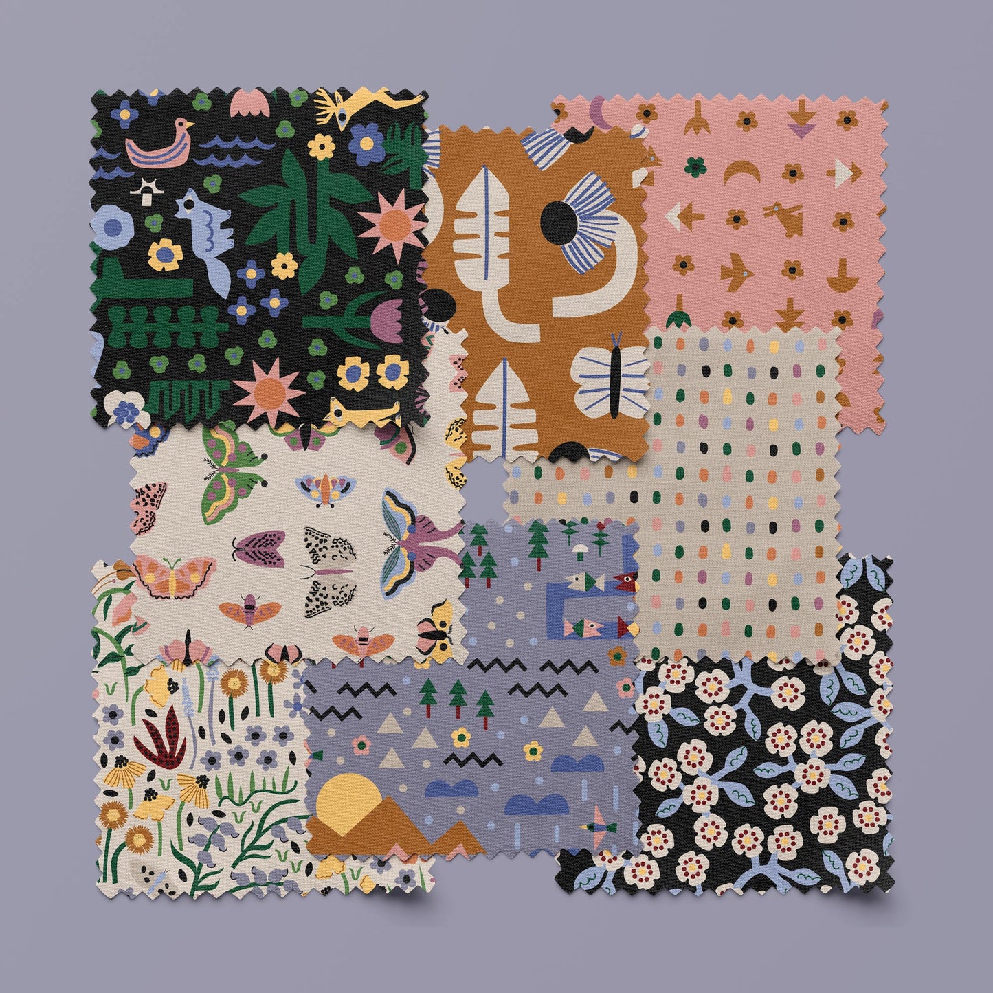 Nightdreams - Fern Grove - Leah Duncan - Cloud 9 Fabrics - Poplin - Simplifi Fabric