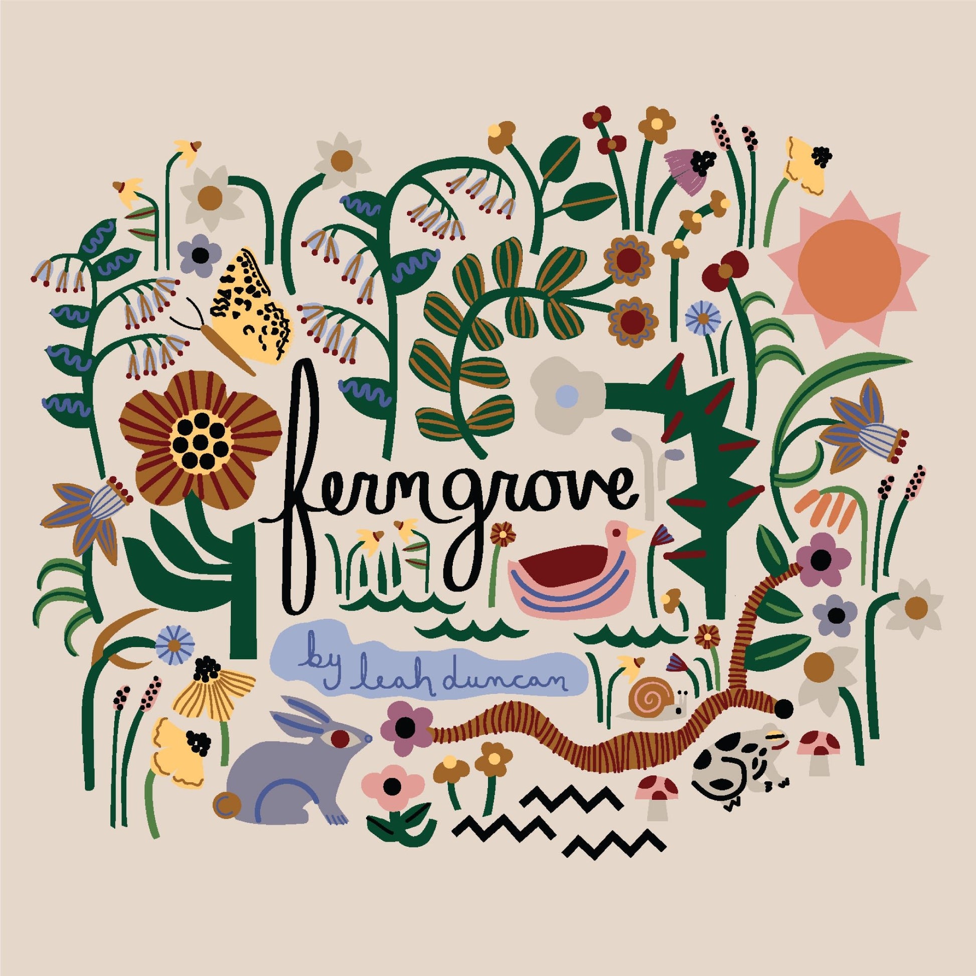 Nightdreams - Fern Grove - Leah Duncan - Cloud 9 Fabrics - Poplin - Simplifi Fabric