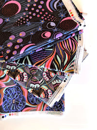 Twilight Blossoms - Nightfall - Pip & Lo - Cloud 9 Fabrics - Organic Cotton / Modal Rayon