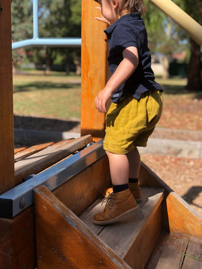 Nino Harem Shorts and Pants (newborn - 5yrs) PDF Sewing Pattern - Atelier Mimito - Simplifi Fabric