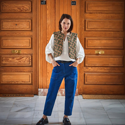 OKINAWA Blouse & Dress - Women 34/52 Paper Sewing Pattern - Ikatee - Simplifi Fabric