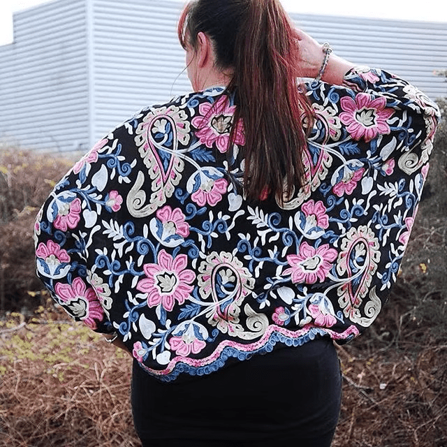 Origami Shrug Paper Pattern - Two Stitches Patterns - Simplifi Fabric