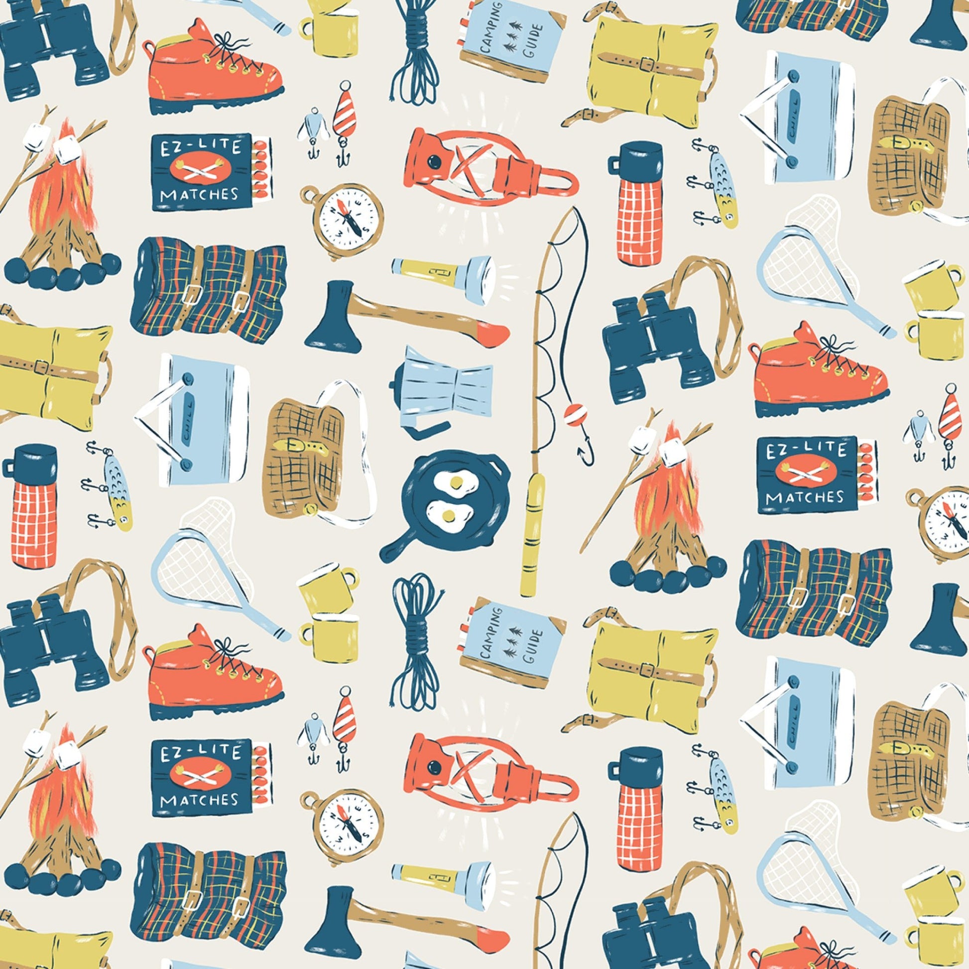 Outdoor Essentials - Camp Canine - Krissy Mast - Cloud 9 Fabrics - Poplin - Simplifi Fabric