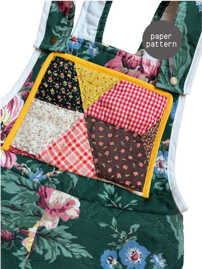 Overalls (Extension) - Paper Pattern - Hot Girl Quilting - Simplifi Fabric