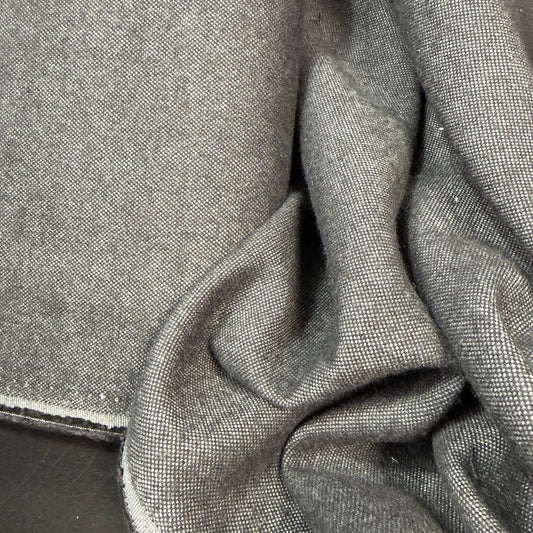 Oyster Fabric - Black/Grey - Deadstock - Simplifi Fabric