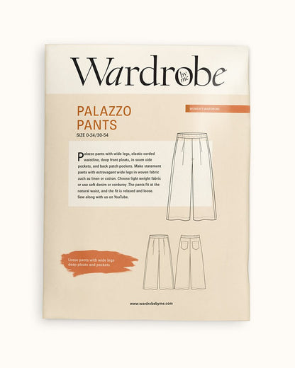 Palazzo Pants Paper Pattern - Wardrobe by Me - Simplifi Fabric