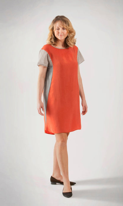 Panel Dress & Tee - Paper Sewing Pattern - Sew Different - Simplifi Fabric