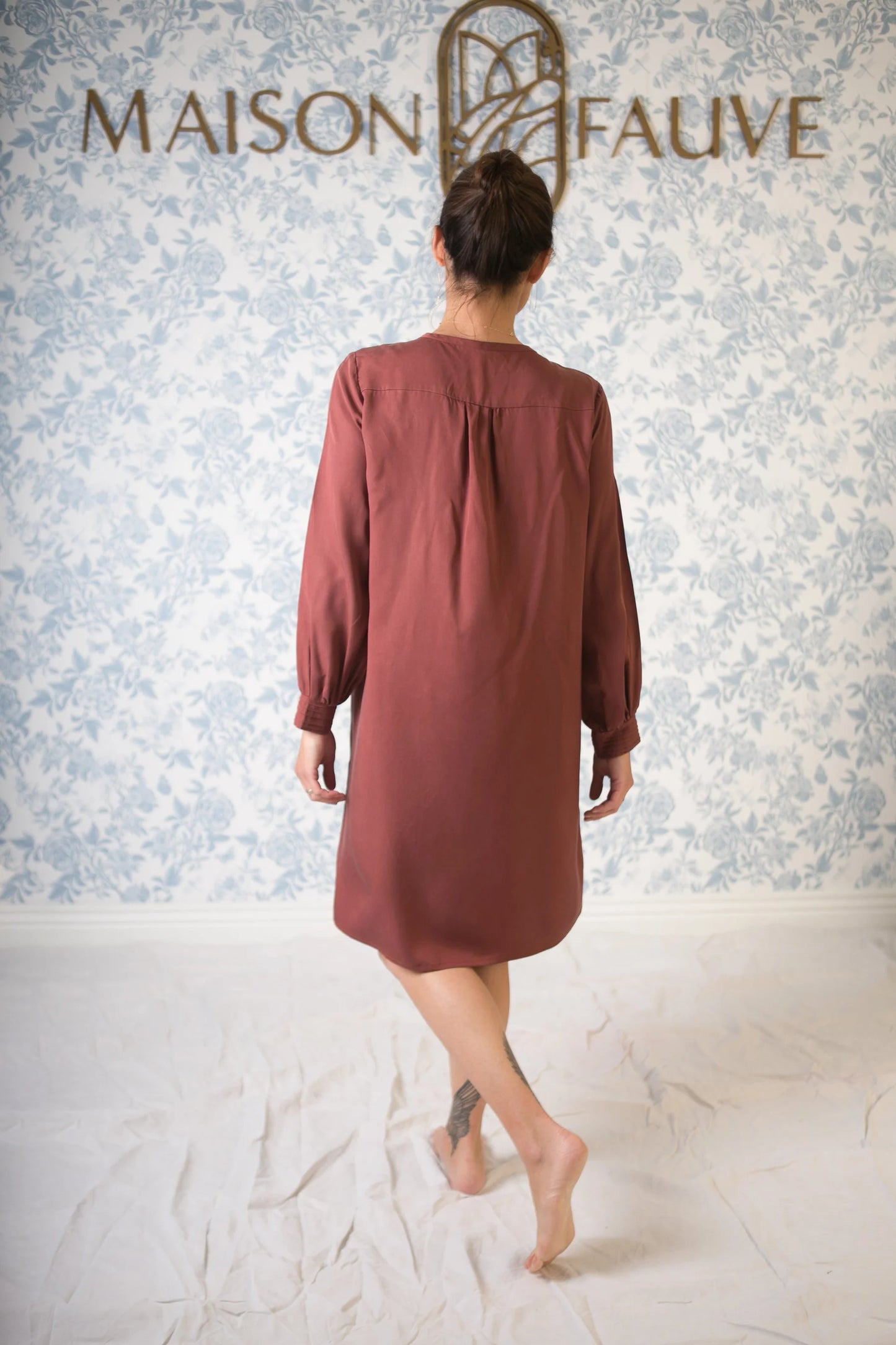 Atlas Shirt Dress Blouse Paper Sewing Pattern - Maison Fauve