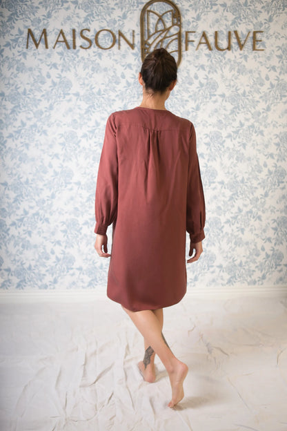 Atlas Shirt Dress Blouse Paper Sewing Pattern - Maison Fauve
