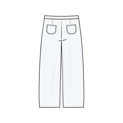 Peachy Pants - Paper Sewing Pattern - Puff And Pencil - Simplifi Fabric