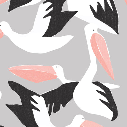 Pelicans - Ophelia Pang - Canvas Collective - Cloud 9 Fabrics - Canvas - Simplifi Fabric