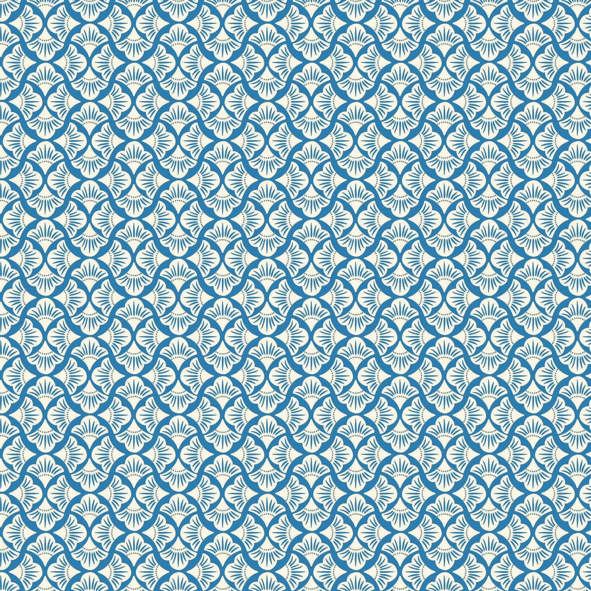 Petal Reverie - Blue - Summer Garden - House Of Haricot - Cloud 9 Fabrics - Poplin - Simplifi Fabric