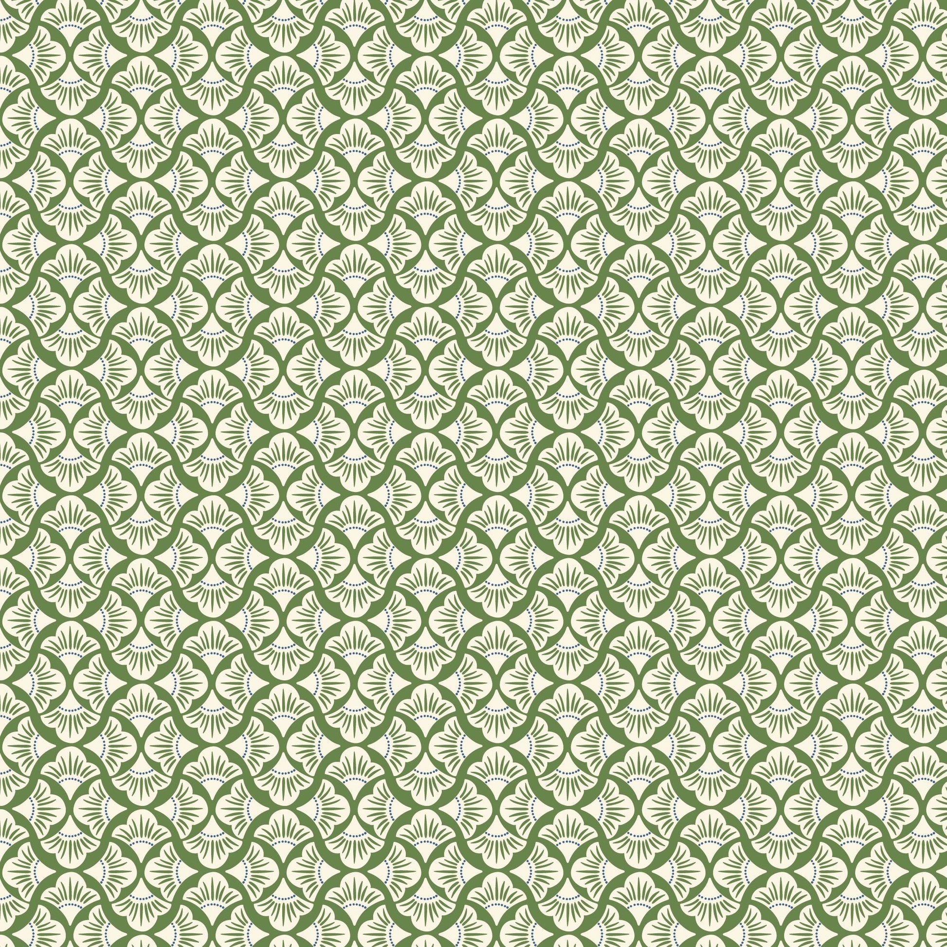 Petal Reverie - Green - Summer Garden - House Of Haricot - Cloud 9 Fabrics - Poplin - Simplifi Fabric