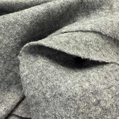Italian Boiled Wool - Pewter