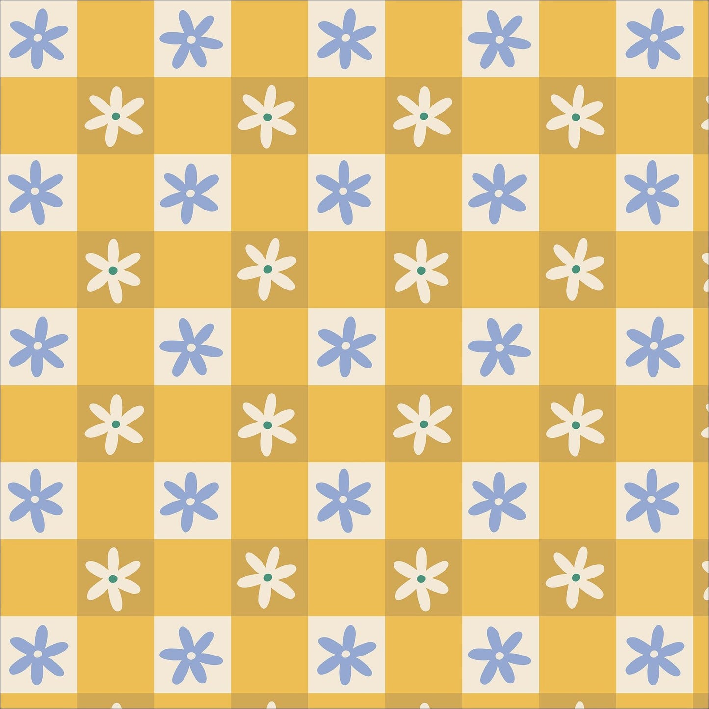 Picnic Flowers - Life Of Plants - Di Ujdi - Cloud 9 Fabrics - Poplin - Simplifi Fabric