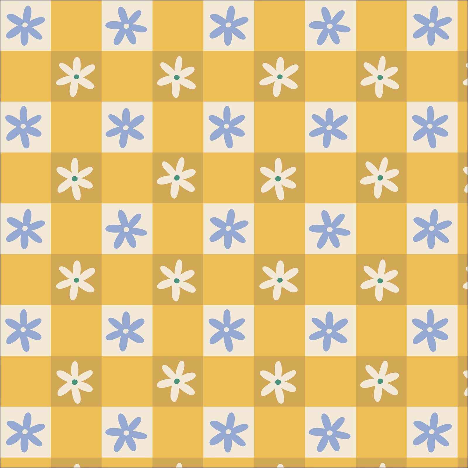 Picnic Flowers - Life Of Plants - Di Ujdi - Cloud 9 Fabrics - Poplin - Simplifi Fabric