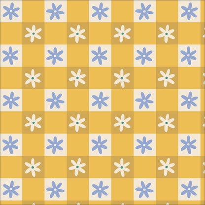 Picnic Flowers - Life Of Plants - Di Ujdi - Cloud 9 Fabrics - Poplin - Simplifi Fabric