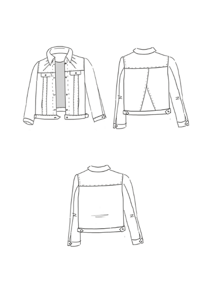 Pilar Jacket Paper Sewing Pattern - Maison Fauve - Simplifi Fabric