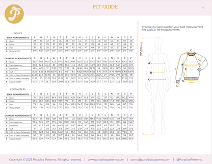 Pine Raglan PDF Pattern - Paradise Patterns - Simplifi Fabric