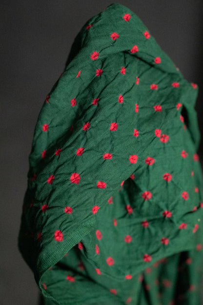Pinky Pips Bandhani Indian Cotton - Merchant & Mills - Simplifi Fabric