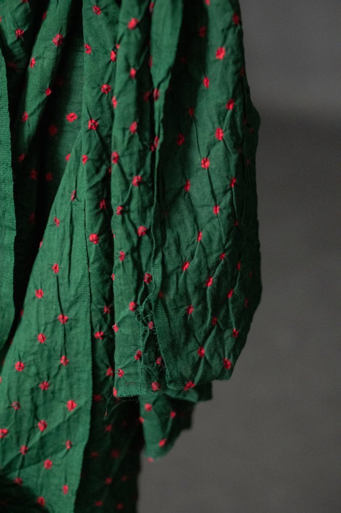 Pinky Pips Bandhani Indian Cotton - Merchant & Mills - Simplifi Fabric