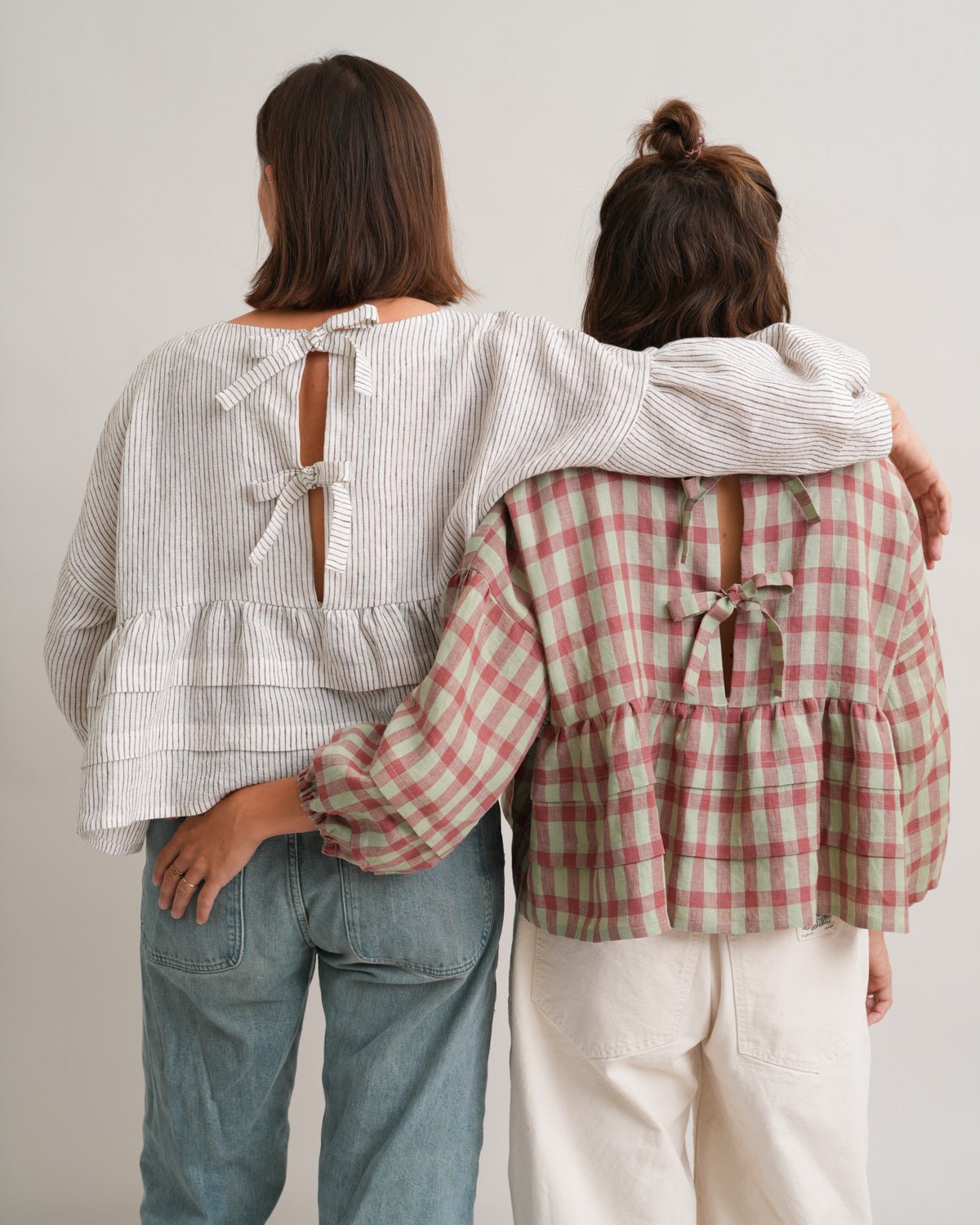 Pintuck Blouse PDF Pattern - Matchy Matchy Sewing Club - Simplifi Fabric