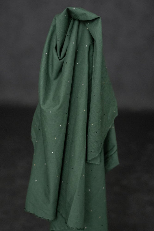 Pisces Spot Embroidered Indian Cotton - Merchant & Mills - Simplifi Fabric