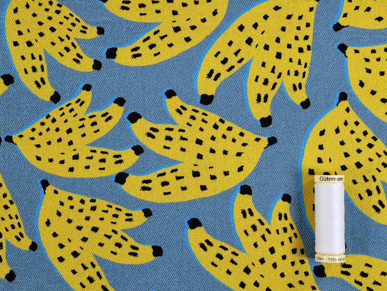 Platoon Banana Denim - Blue - Oeko - Tex 100 - Fabric Godmother - Simplifi Fabric