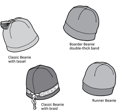 Polar Beanies PDF Pattern - 534 - The Green Pepper Patterns - Simplifi Fabric